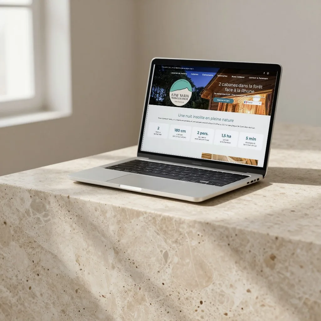 Villa à louer, le site sur portable