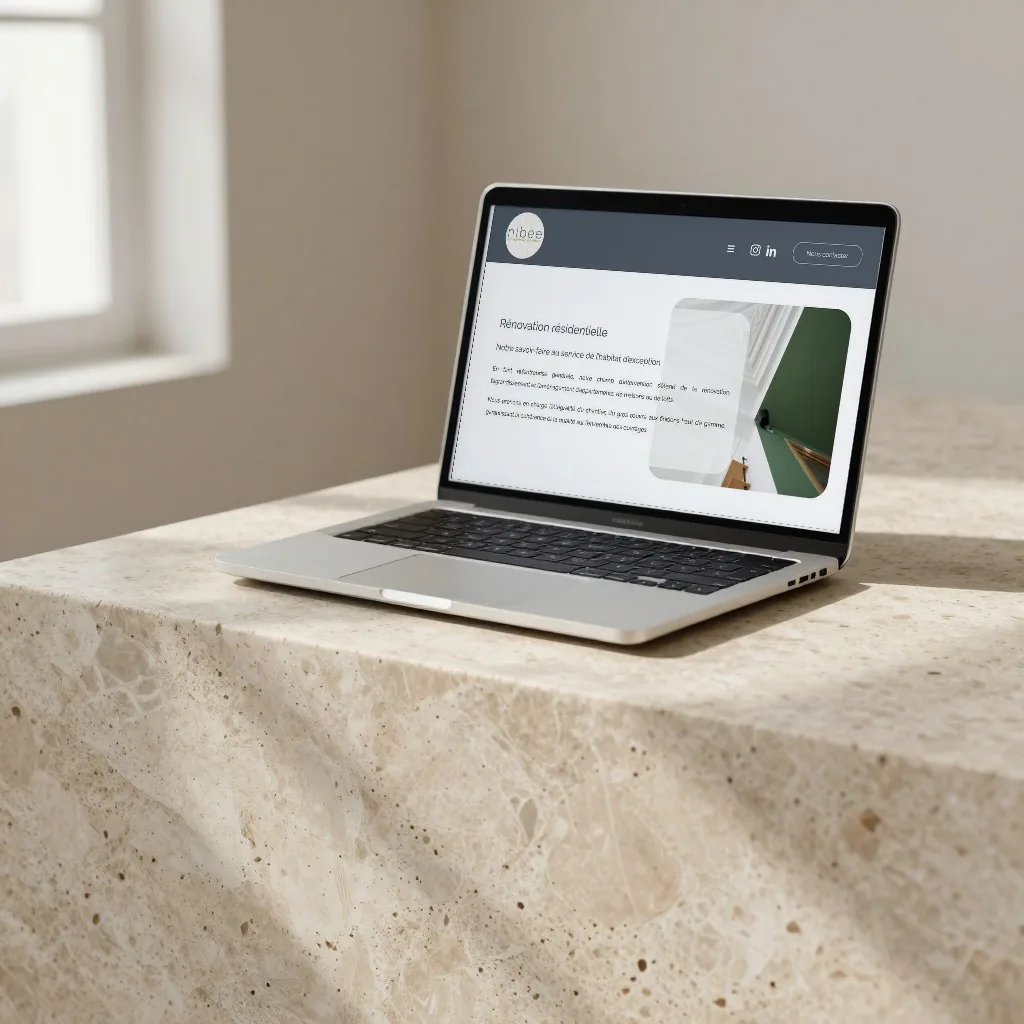 Rénovation, le site sur portable