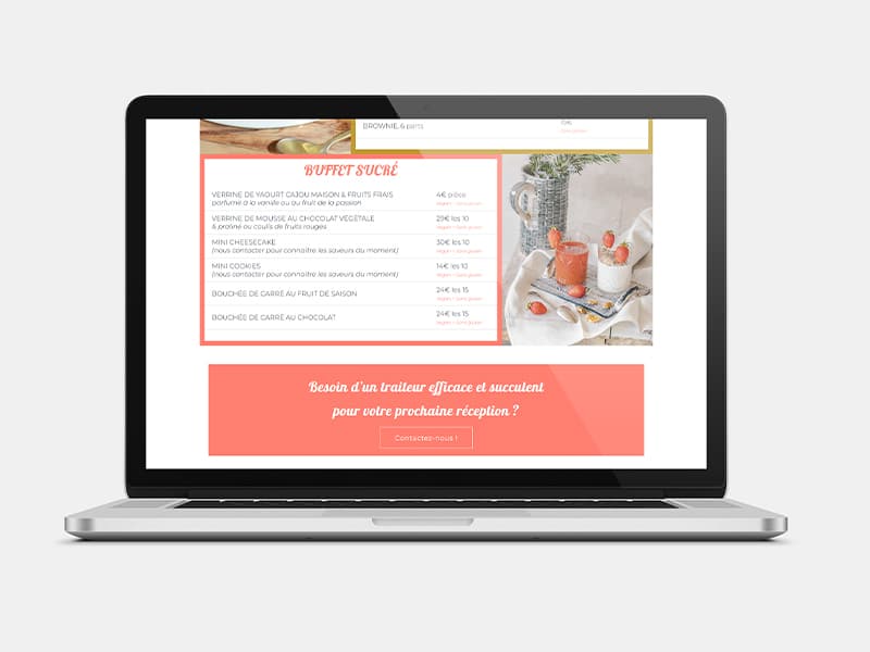 Fit et Gourmande : refonte de site eCommerce